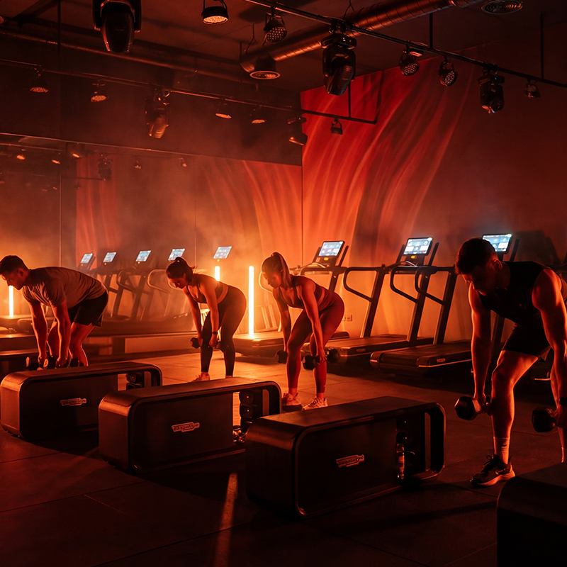 Premium Bootcamp Studio at Eliteness offering high-intensity functional training in an immersive, performance-driven environment.